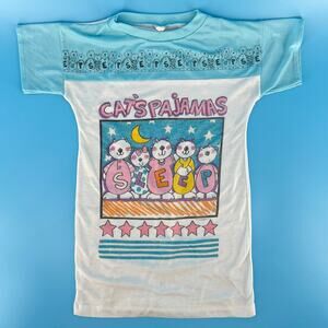90s Cat’s Pajamas Sleep night shirt 1990s vintage